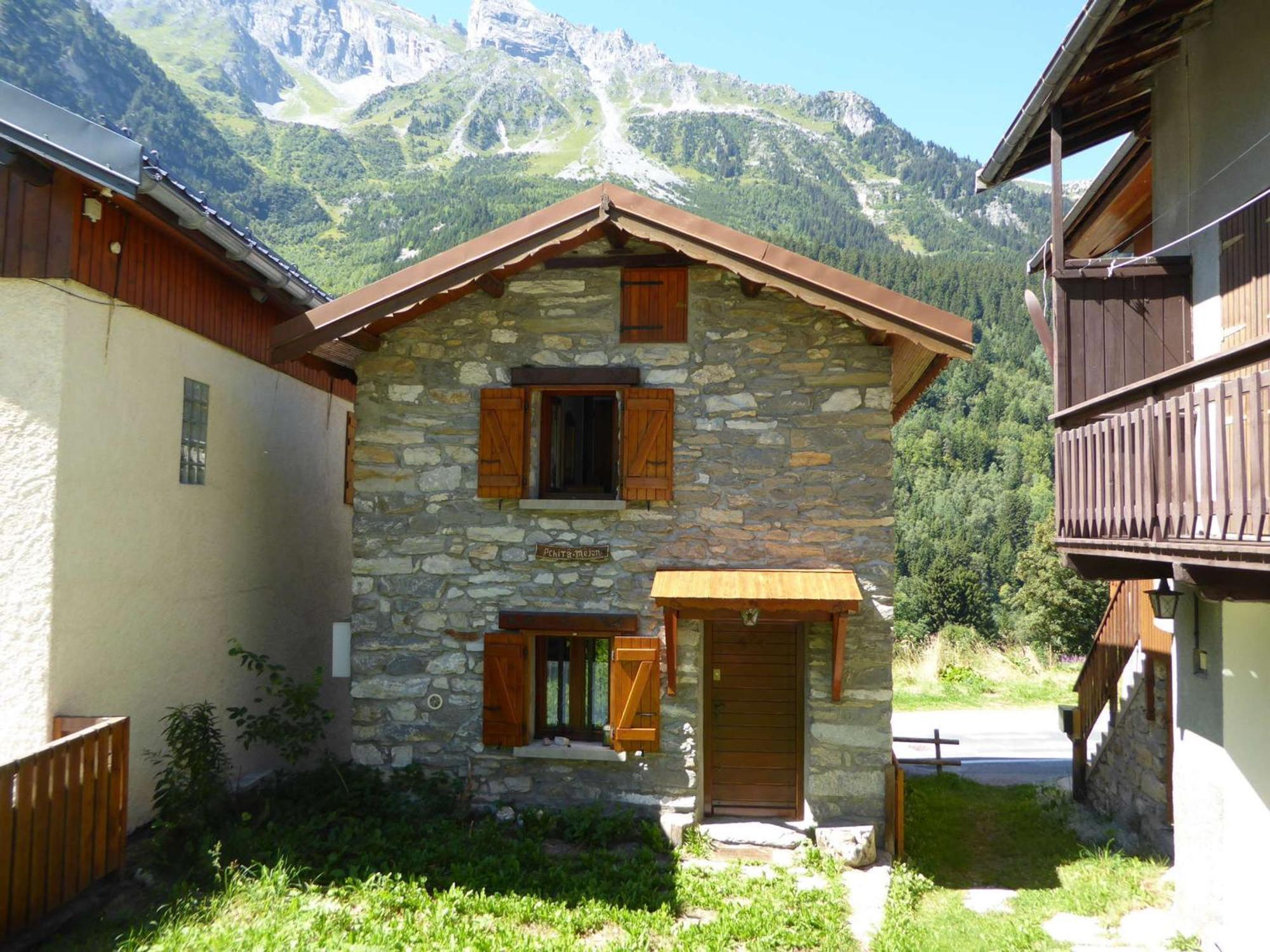 Charmant Chalet En Pierre Et Bois A Pralognan-La-Vanoise, Proche Commerces Et Telepherique - Fr-1-464-16别墅 外观 照片