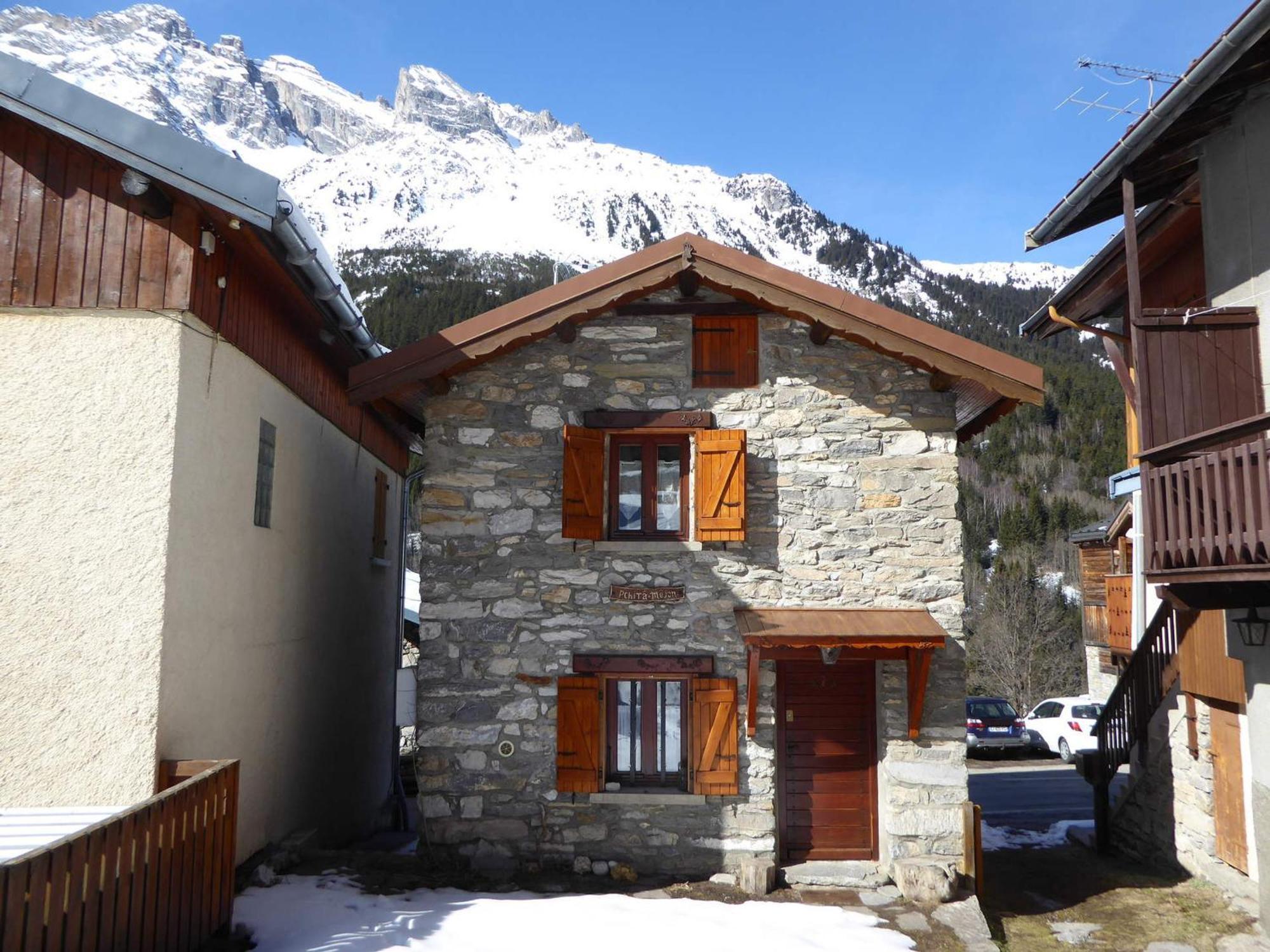 Charmant Chalet En Pierre Et Bois A Pralognan-La-Vanoise, Proche Commerces Et Telepherique - Fr-1-464-16别墅 外观 照片